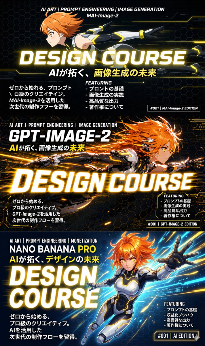 MAI-Image-2 vs GPT vs Nano Banana Pro