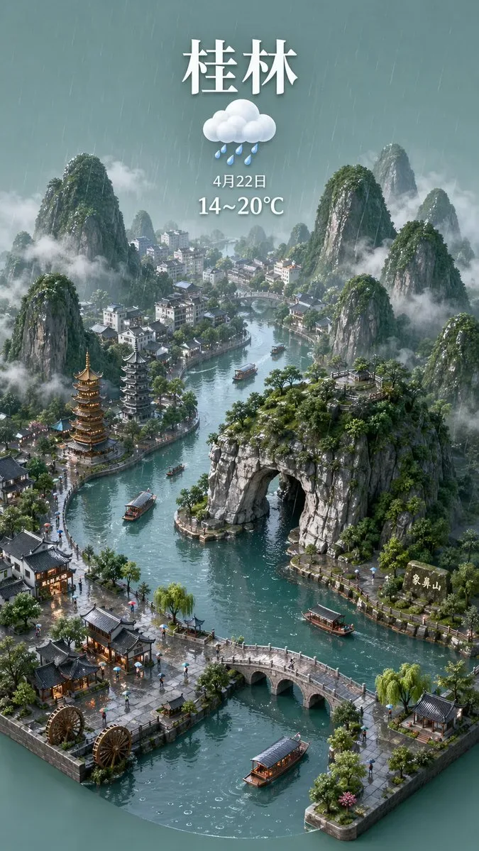 3D城市天气