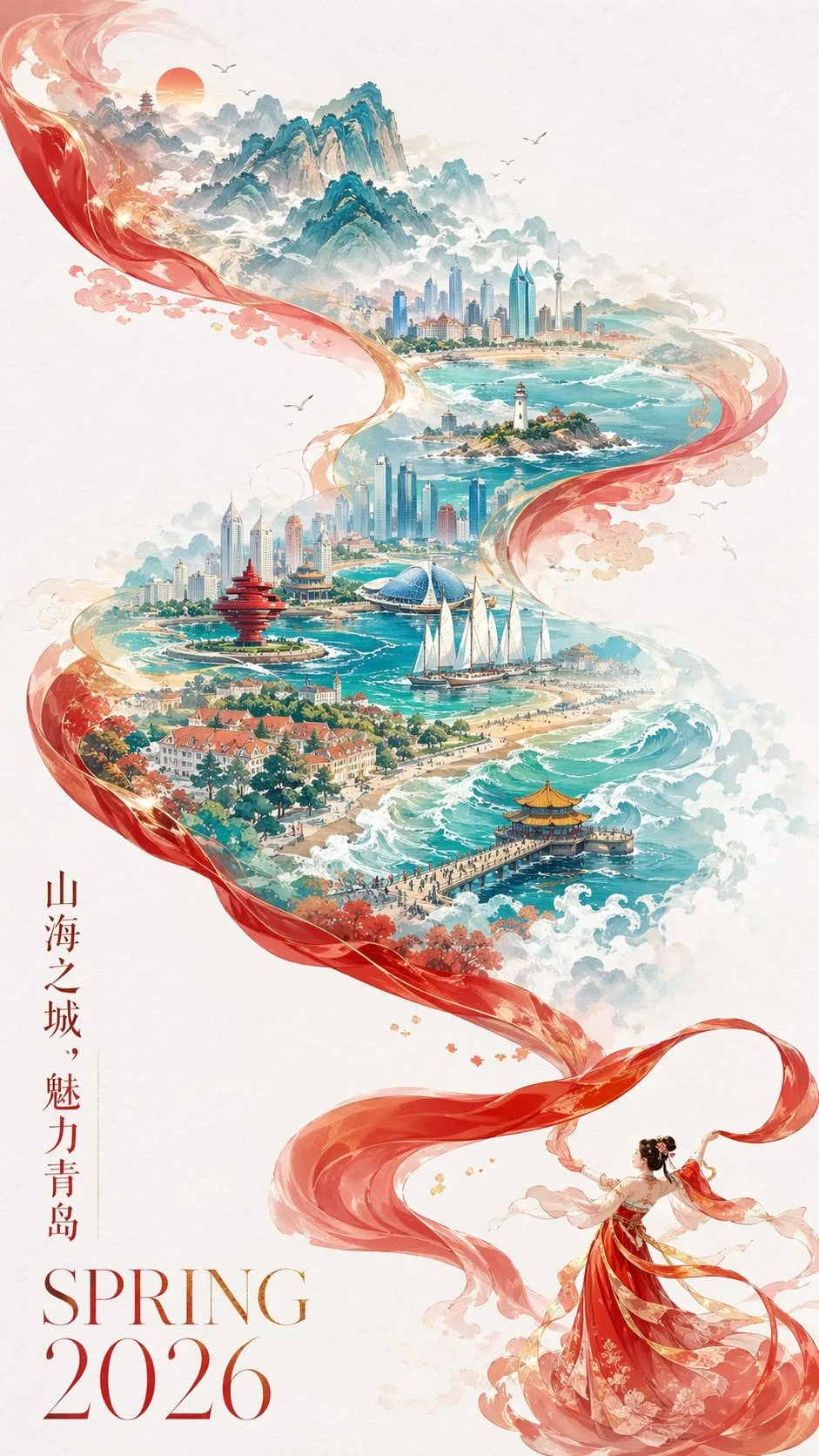 青岛 城市宣传海报