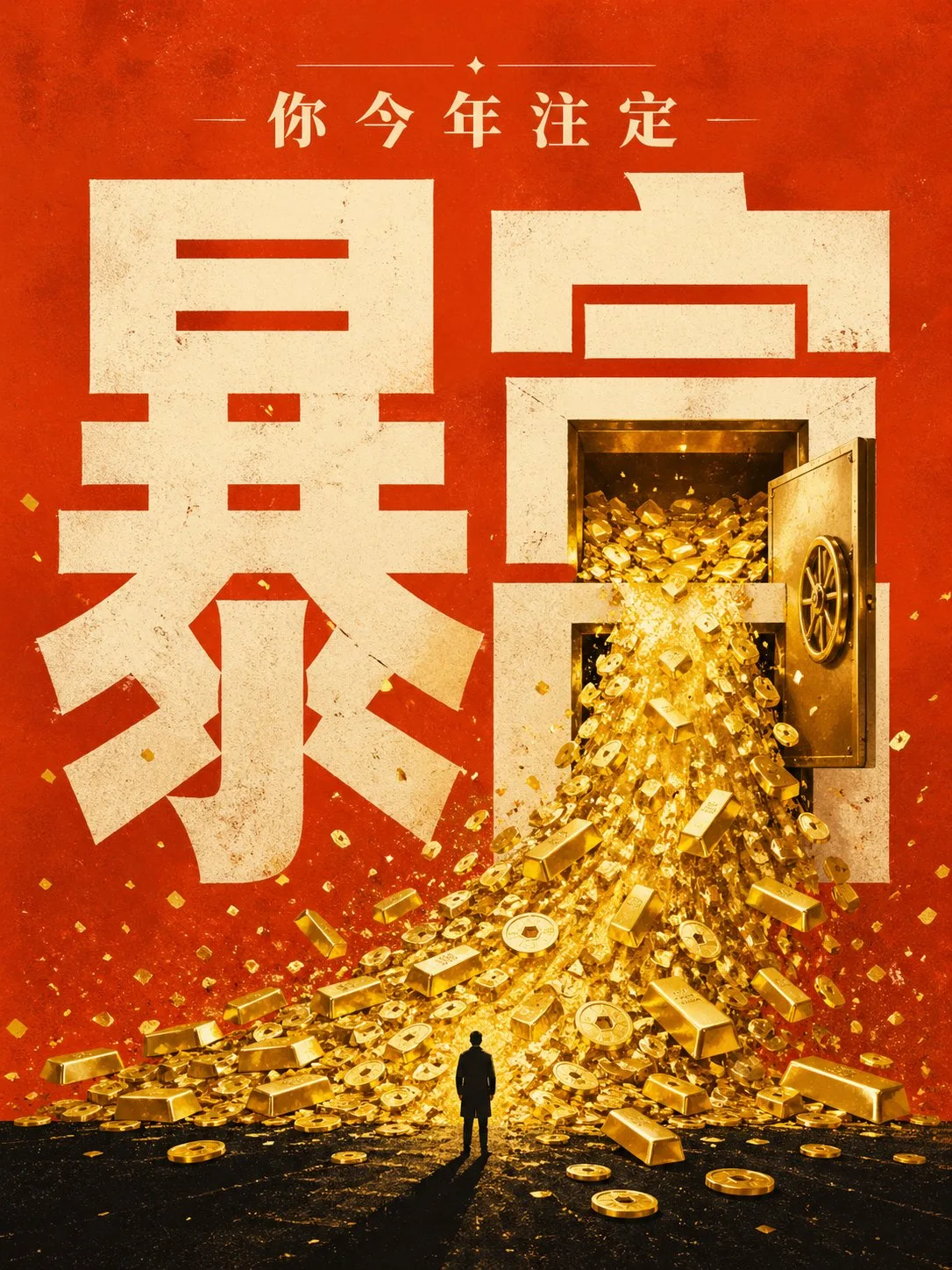 文字震撼海报（带地面）